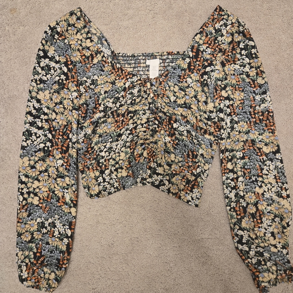 H&M Multicolor Floral Blouse